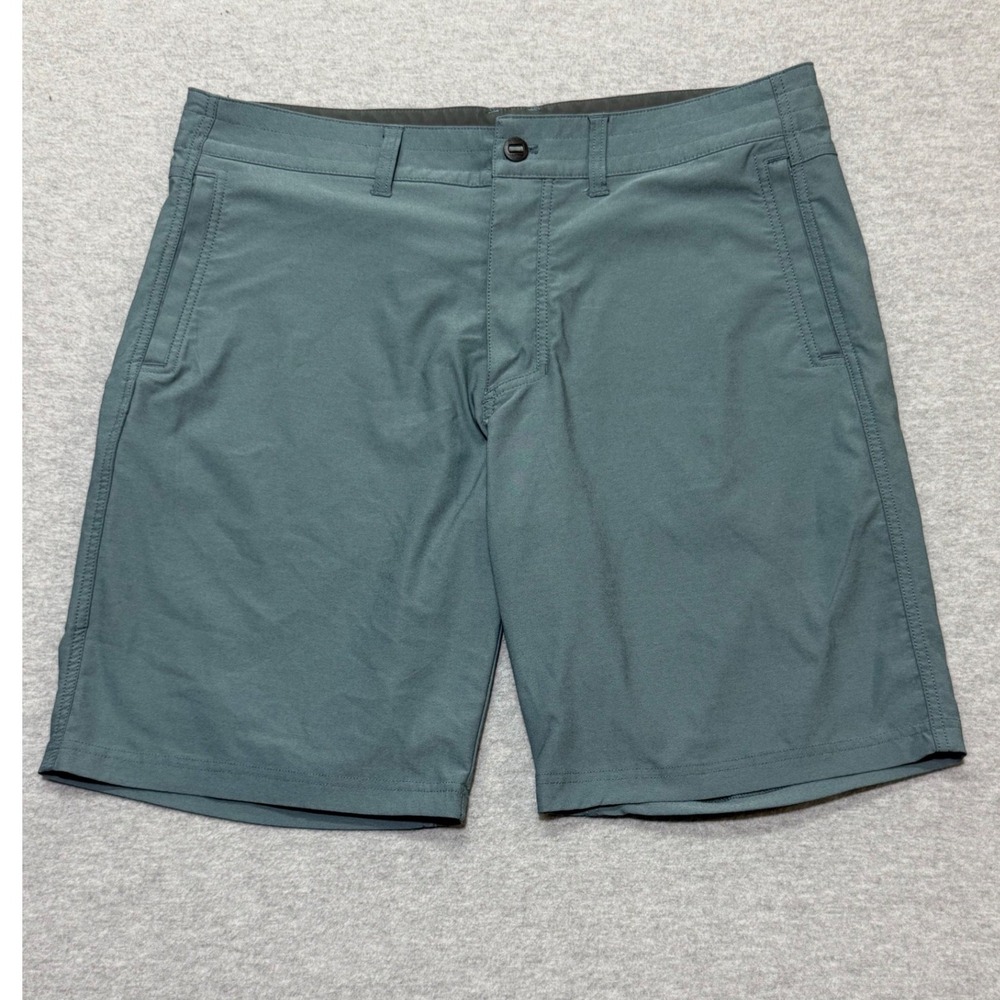 KUHL Upshift Short 36x10 Carbon Blue Grey Water Resistant Hiking Shorts 5229